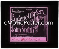 5b1531 JOHN SMITH glass slide 1922 Eugene O'Brien looking at note attached to door!