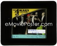 5b1540 MONKEY BUSINESS glass slide 1931 great image of all 4 Marx Brothers including Zeppo!