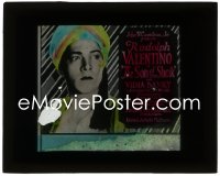 5b1561 SON OF THE SHEIK glass slide 1926 Rudolph Valentino, world's greatest screen lover, rare!