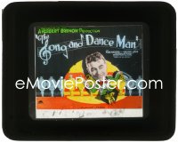 5b1562 SONG & DANCE MAN glass slide 1926 wonderful art of Tom Moore with showgirls in background!