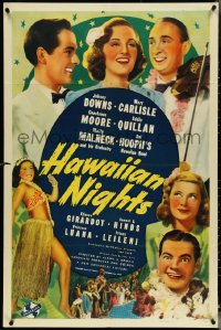 5b1117 HAWAIIAN NIGHTS 1sh 1939 Johnny Downs, Mary Carlisle, pretty Constance Moore in hula outfit!