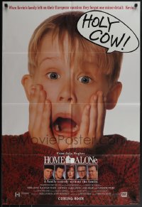 5b1130 HOME ALONE int'l advance 1sh 1990 wacky Macaulay Culkin applying aftershave, ultra rare!