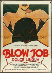 5b0297 BLOW JOB Italian 1p 1980 Danilo Micheli, completely different wild art, ultra rare!