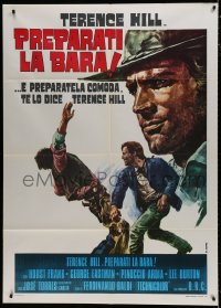 5b0304 DJANGO PREPARE A COFFIN Italian 1p R1973 Casaro art of Terence Hill in the title role!