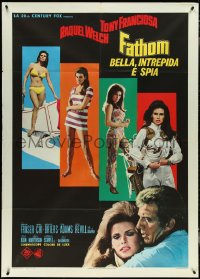 5b0305 FATHOM Italian 1p 1967 five different full-length images of sexy Raquel Welch!