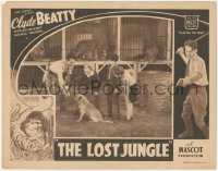 5b0844 LOST JUNGLE LC 1934 Mickey Rooney & more stop Clyde Beatty from touching their dog, feature!