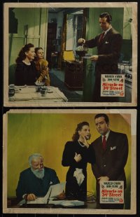 5b0742 MIRACLE ON 34th STREET 2 LCs 1947 John Payne, Gwenn, Maureen O'Hara, young Natalie Wood!