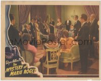 5b0854 MYSTERY OF MARIE ROGET LC 1942 Edgar Allan Poe, Maria Montez hosting society party!