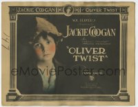 5b0764 OLIVER TWIST TC 1922 Jackie Coogan in Charles Dickens' immortal masterpiece, ultra rare!