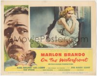 5b0860 ON THE WATERFRONT LC 1954 Elia Kazan, best close up of Eva Marie Saint in nightie on bed!