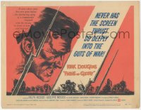 5b0768 PATHS OF GLORY TC 1958 Stanley Kubrick classic, great Ellender art of Kirk Douglas in WWI!