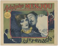 5b0871 SERENADE LC 1927 best c/u of Adolphe Menjou & Lina Basquette, who isn't his wife, ultra rare!