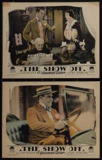 5b0745 SHOW OFF 2 LCs 1926 great images of gorgeous Lois Wilson & Ford Sterling, ultra rare!