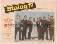 5b0882 STALAG 17 LC #8 1953 William Holden, Robert Strauss, Billy Wilder WWII POW classic!