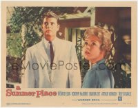 5b0885 SUMMER PLACE LC #3 1959 Sandra Dee & Troy Donahue in Delmer Daves young lovers classic!