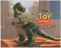 5b0894 TOY STORY LC 1995 c/u of Rex the dinosaur, who is voiced by Wallace Shawn, Disney/Pixar!