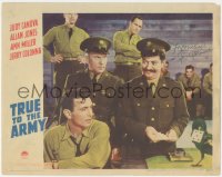 5b0068 TRUE TO THE ARMY signed LC 1942 by Jerry Colonna, who's close up in military uniform!