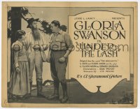 5b0775 UNDER THE LASH TC 1921 farmer's wife Gloria Swanson falls in love with an Englishman, rare!