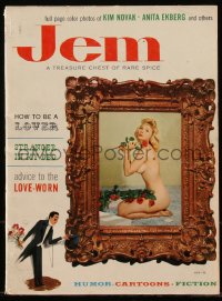 5b0647 JEM vol 1 no 1 magazine Nov 1956 sexy Jayne Mansfield, Lili St. Cyr, Ekberg, Brosmer & more!