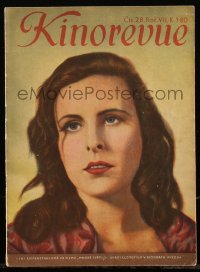 5b0648 KINOREVUE Czech magazine February 26, 1941 great cover portrait of Leni Riefenstahl, rare!