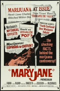 5b1208 MARYJANE 1sh 1968 5 kids smoked, 2 are in the hospital, 1 in jail, others blown their minds!