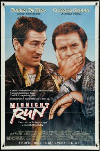 5b1213 MIDNIGHT RUN DS 1sh 1988 Robert De Niro with Charles Grodin who stole $15 million!