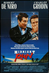 5b1214 MIDNIGHT RUN int'l 1sh 1988 Robert De Niro, Charles Grodin, completely different & ultra rare!