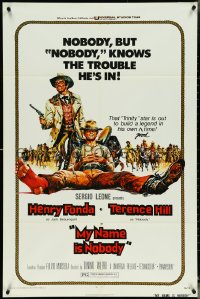 5b1229 MY NAME IS NOBODY 1sh 1974 Il Mio nome e Nessuno, Henry Fonda, Terence Hill