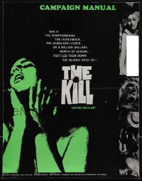 5b0593 KILL pressbook 1968 the nymphomaniac, the hunchback, or million dollars worth of heroin!