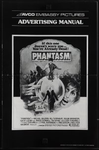 5b0599 PHANTASM pressbook 1979 if this one doesn't scare you, you're already dead, killer ball!