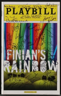 5b0168 FINIAN'S RAINBOW signed playbill 2009 by Jim Norton & THIRTY other Broadway cast & crew!