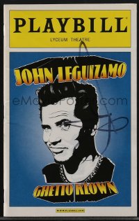 5b0170 GHETTO KLOWN signed playbill 2011 by John Leguizamo, who wrote & starred on Broadway!