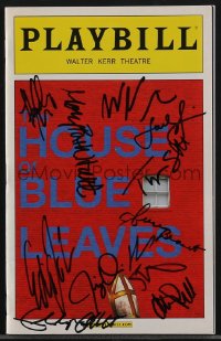 5b0182 HOUSE OF BLUE LEAVES signed playbill 2011 by Edie Falco & TEN other Broadway cast & crew!