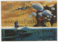 5b1412 ICE STATION ZEBRA Cinerama lenticular 4x6 Japanese postcard 1969 Bob McCall art, very rare!