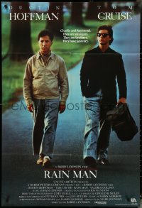 5b1274 RAIN MAN int'l 1sh 1988 Tom Cruise & autistic Dustin Hoffman, directed by Barry Levinson!