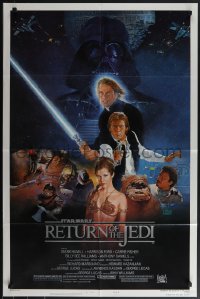 5b1280 RETURN OF THE JEDI style B NSS style 1sh 1983 George Lucas classic, Kazuhiko Sano artwork!