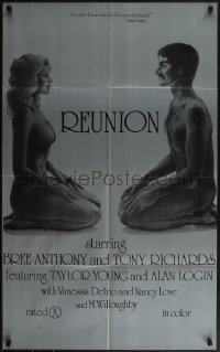 5b1282 REUNION 25x40 1sh 1976 a moment of truth... secrets the past laid bare, ultra rare!