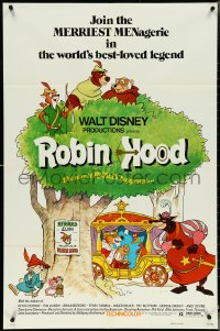 5b1290 ROBIN HOOD 1sh 1973 Walt Disney's cartoon version, the way it REALLY happened!