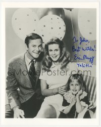 5b0198 ERIN MURPHY signed 8x10 REPRO photo 1980s w/ Betwiched's Elizabeth Montgomery & Dick Sargent!