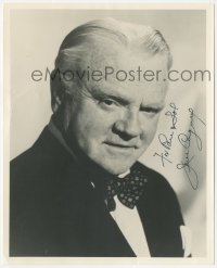 5b0202 JAMES CAGNEY signed 8x10 REPRO photo 1980s head & shoulders portrait of the Hollywood legend!