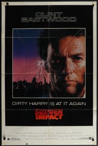 5b1320 SUDDEN IMPACT 1sh 1983 Clint Eastwood is at it again as Dirty Harry, great image!