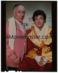 5b1450 ROCKY group of 9 4x5 transparencies 1976 boxer Sylvester Stallone, Weathers, Shire, Meredith