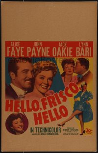 5b0351 HELLO, FRISCO, HELLO WC 1943 Alice Faye, John Payne, Jack Oakie, Lynn Bari, San Francisco!