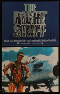 5b0560 RIGHT STUFF 7 color 11x14 stills 1983 Ed Harris, Dennis Quaid, 1st NASA astronauts!