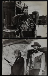 5b1618 FISTFUL OF DOLLARS 9 7.75x10.25 stills 1967 introducing the man with no name, Clint Eastwood!