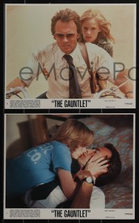 5b1641 GAUNTLET 6 8x10 mini LCs 1977 star & director Clint Eastwood, Sondra Locke!