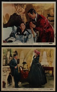 5b1631 GONE WITH THE WIND 7 color 8x10 stills R1967 Clark Gable, Vivien Leigh, all-time classic!