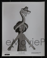 5b1619 JUNGLE BOOK 9 8x10 stills 1967 Disney, great cartoon images of Mowgli & his friends!