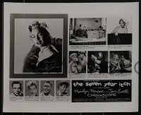 5b1669 MARILYN MONROE 4 8x10 stills 1950s-1960s all with great artwork of the sexy star!