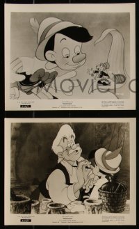 5b1605 PINOCCHIO 11 8x10 stills R1962 Disney cartoon about a wooden boy who wants to be real!